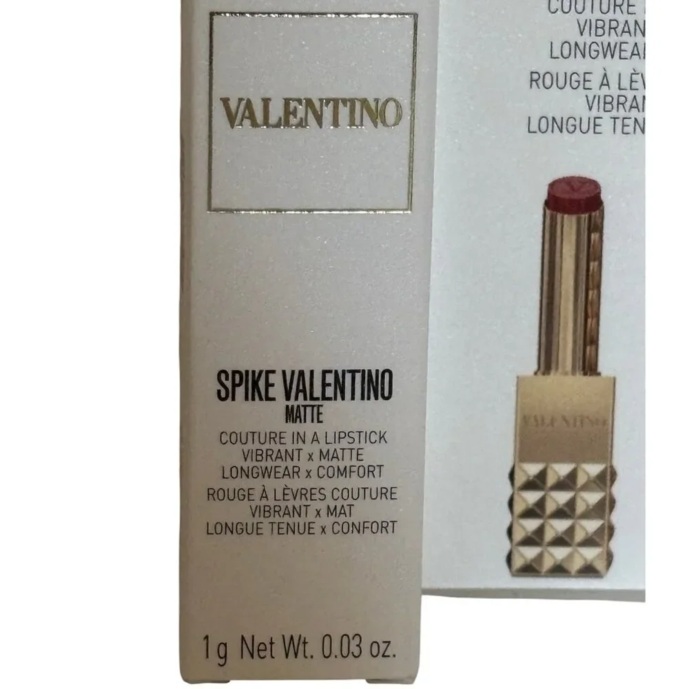 Valentino Spike‎ Valentino Matte Lipstick In 100R Stand Out In Nude 0.03oz Mini
